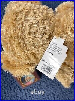 Walt Disney World Bear Duffy Cream Plush Tags 16 Hidden Mickey Face Story Tags
