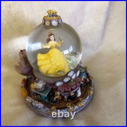 Walt Disney World Beauty And The Beast Belle Be Our Guest Musical Snow Globe