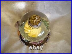 Walt Disney World Beauty And The Beast Belle Be Our Guest Musical Snow Globe