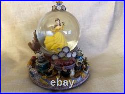 Walt Disney World Beauty And The Beast Belle Be Our Guest Musical Snow Globe