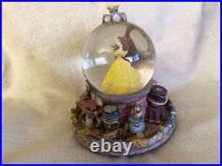 Walt Disney World Beauty And The Beast Belle Be Our Guest Musical Snow Globe