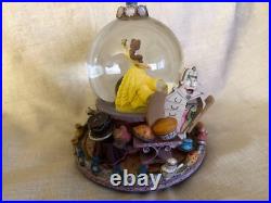 Walt Disney World Beauty And The Beast Belle Be Our Guest Musical Snow Globe