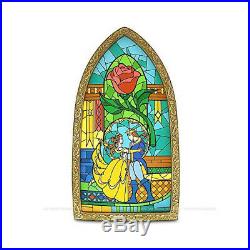 Walt Disney World Beauty and the Beast Stained Glass Glass Bell