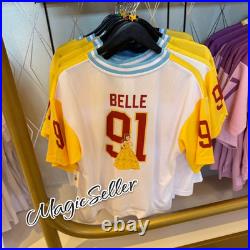 Walt Disney World Belle Football Jersey Women Beauty and the Beast Size M New