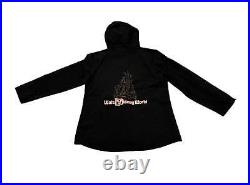 Walt Disney World Black Gold Castle Raincoat Jacket