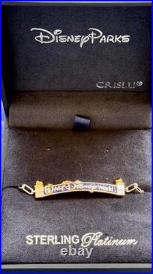 Walt Disney World CRISLU Marquee Bracelet NWT