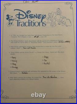 Walt Disney World Cast Member Papers & Guides Ephemera Lot 1986-1992