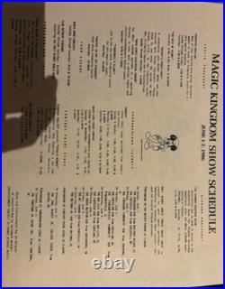 Walt Disney World Cast Member Papers & Guides Ephemera Lot 1986-1992