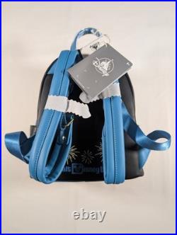 Walt Disney World Castle Fireworks Loungefly Backpack Light Up