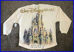 Walt Disney World Castle Spirit Jersey 50th Anniversary Medium New Glitter