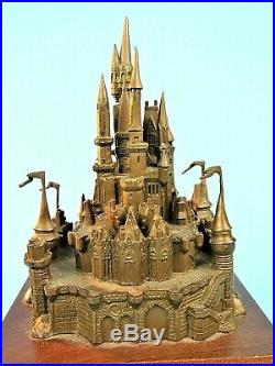 Walt Disney World Cinderella Castle Bronze Replica Disney 15 Year Service Award