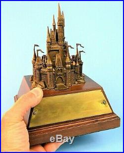 Walt Disney World Cinderella Castle Bronze Replica Disney 15 Year Service Award