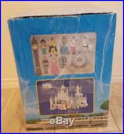 Walt Disney World Cinderella Castle Playset Figurine Play Set Monorail Rare New