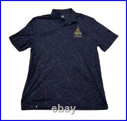 Walt Disney World Cinderella Castle Polo Navy Gold Spaceship Earth