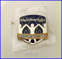 Walt Disney World Community Watch Security Guard Pin Badge Button Cast Member