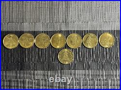 Walt Disney World Complete Set Of 80 2024 Medallion Collector Coins Loose