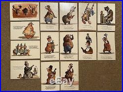 Walt Disney World Country Bear Jamboree Set of 14 Postcards Excellent Condition