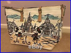 Walt Disney World D23 Dooney And Bourke Shopper Tote Bag Magic Kingdom Mickey