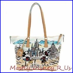 Walt Disney World D23 Ex Dooney & Bourke Bag Parks Castle Shopper Bag Purse Tote