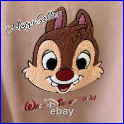 Walt Disney World Dale Sweatshirt Crewneck Pullover Brown Adult Size L NWT