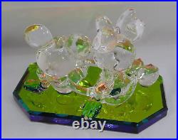 Walt Disney World Disney Mickey Minnie Mouse Arribas Crystal Glass Figurine