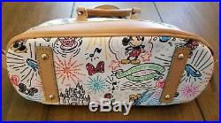 Walt Disney World-Disney Parks Dooney & Bourke Sketch Satchel Purse-Gently Used