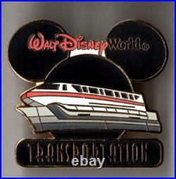 Walt Disney World Disney Transportation Series Pins, Complete Set of 8, LE 5000 Walt Disney World Disney Transportation Series Pins, Complete Set of 8, LE 5000