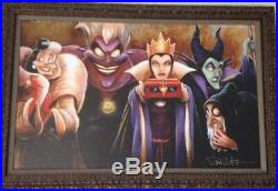 Walt Disney World Disneyland Artwork Haunted Mansion & Villains Paintings LE art