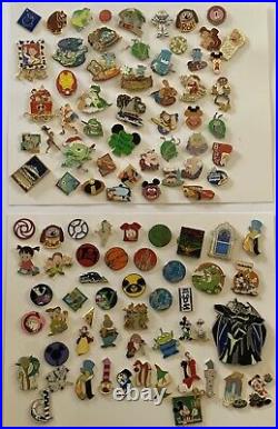 Walt Disney World Disneyland Pin Huge Lot Over 200 Pins- Cast Member Collected