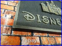 Walt Disney World Disneyland Sleeping Beauty castle plaque Walt Disney World Disneyland Sleeping Beauty castle plaque