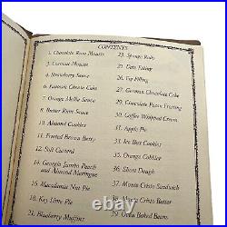 Walt Disney World Dixie Crystals Cookbook Rare 1972 Early Park Souvenir Booklet
