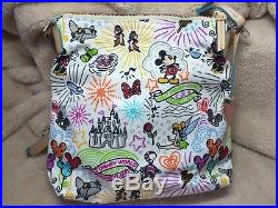 Walt Disney World Dooney And Bouke Nylon Sketch Cross Body Bag New Bag 1