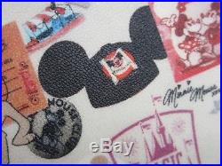 Walt Disney World Dooney & Bourke 40th Anniversary Crossbody Letter Carrier, EUC