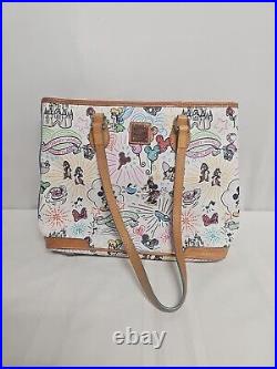 Walt Disney World Dooney & Bourke Sketch Medium Tote Bag Purse Disney Parks