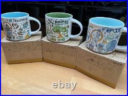 Walt Disney World EPCOT 50th Anniversary Starbucks Been There Mug