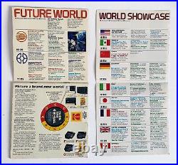 Walt Disney World EPCOT centre opening week tickets memorabilia Oct 30 1982 Walt Disney World EPCOT centre opening week tickets memorabilia Oct 30 1982