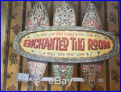 Walt Disney World Enchanted Tiki Room Disneyland Replica Sign Wall Plaque New