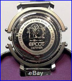 Walt Disney World Epcot Center 10th Anniversary Fossil Watch from 1992 New WithBOX