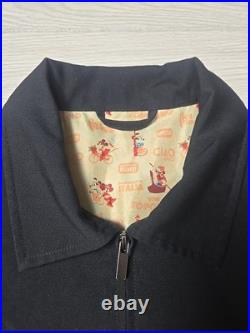 Walt Disney World Epcot Center Jacket Medium Sample Tagged Italy Satin Lined