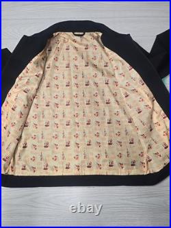 Walt Disney World Epcot Center Jacket Medium Sample Tagged Italy Satin Lined