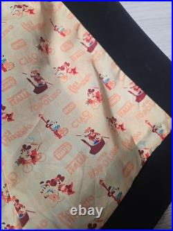 Walt Disney World Epcot Center Jacket Medium Sample Tagged Italy Satin Lined