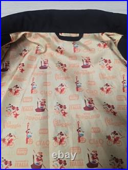 Walt Disney World Epcot Center Jacket Medium Sample Tagged Italy Satin Lined