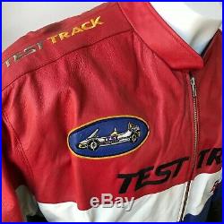 Walt Disney World Epcot Test Track Leather Jacket Size 2XL SUPER RARE
