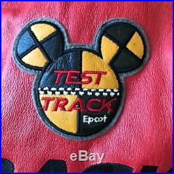 Walt Disney World Epcot Test Track Leather Jacket Size 2XL SUPER RARE