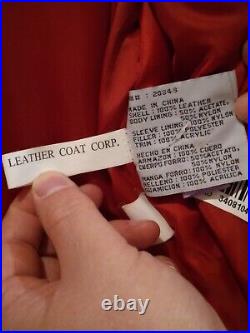 Walt Disney World Epcot Varsity Jacket Suede Leather Year 2000 Small VGC