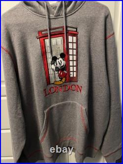 Walt Disney World Epcot World Showcase London Mickey Hoodie Size XL NWOT