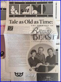 Walt Disney World Eyes & Ears cast member exclusive LOT OF 18. All 1993