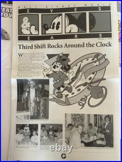 Walt Disney World Eyes & Ears cast member exclusive LOT OF 18. All 1993