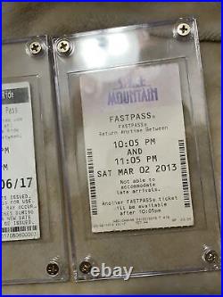 Walt Disney World FAST PASS GREAT MOVIE RIDE & SPACE MOUNTAIN