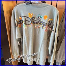Walt Disney World Fall Park Attractions Castle Snacks Hatbox Spirit Jersey M